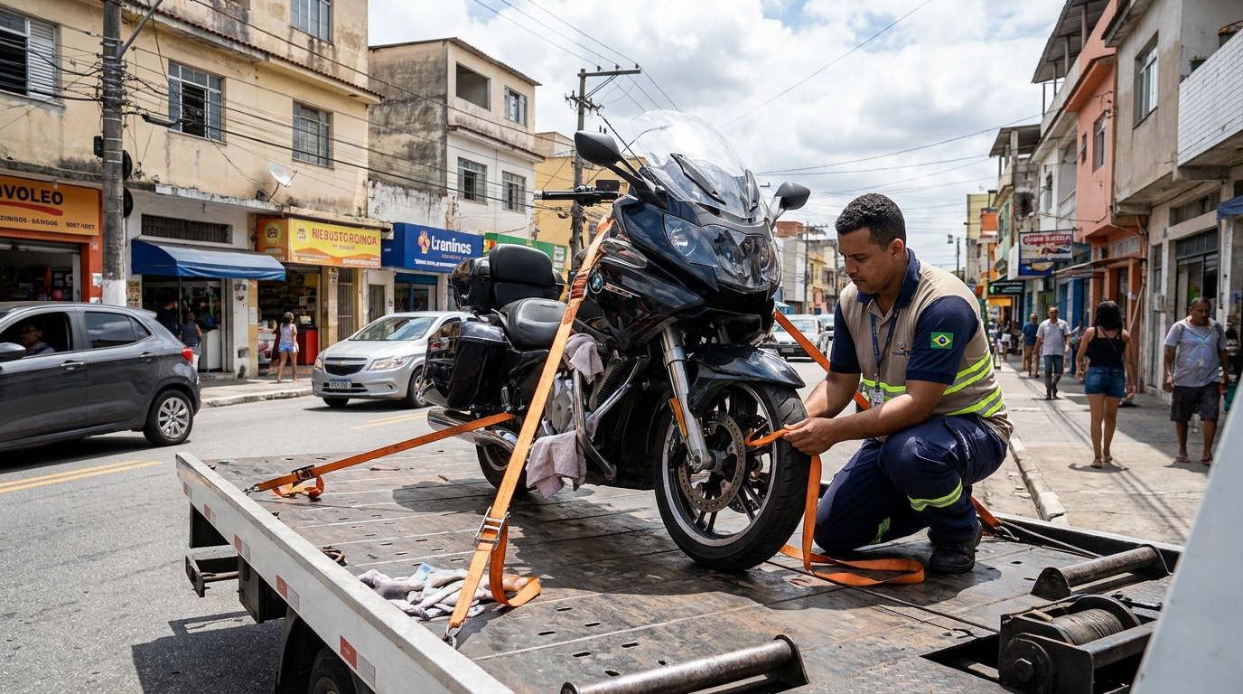 Remoção de Moto em Pane em Aparecida de Goiânia‑GO
